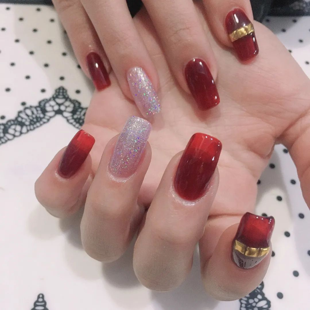 2021新年最后一波過年紅色美甲！再不做就來不及啦！