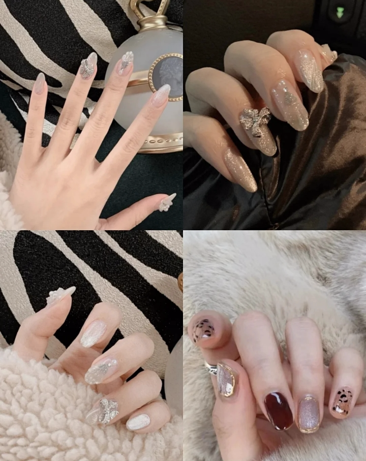 輕奢日式美甲，精致仙女必做的美甲款式