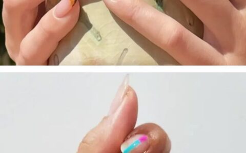 那么經(jīng)典的法式美甲，如果雙層就太時(shí)髦了