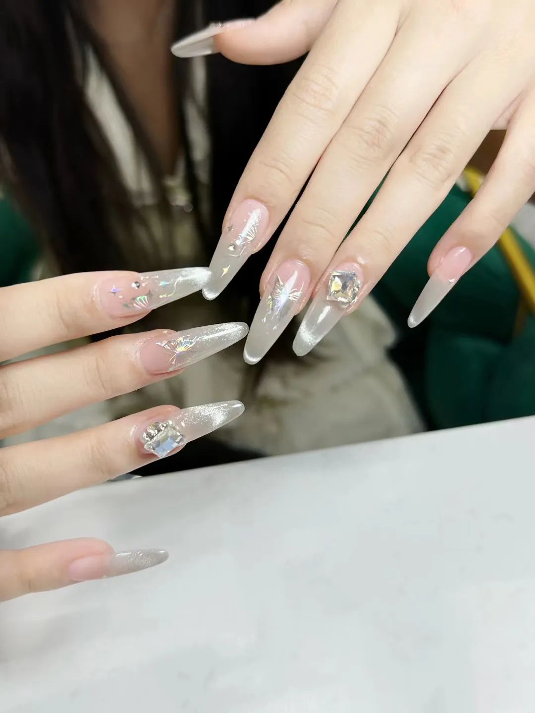 初秋美甲，就應該這樣仙仙玉玉的